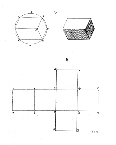 kontrukcia Kocky 
zos GEOMETRII Augustina Hirschvogela, 1543